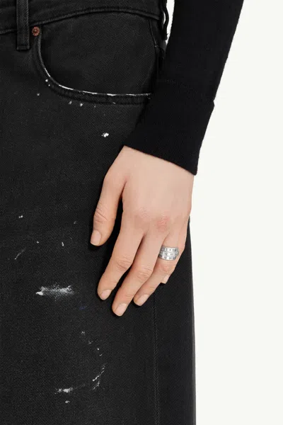 Mm6 Maison Margiela Numeric Ring In White