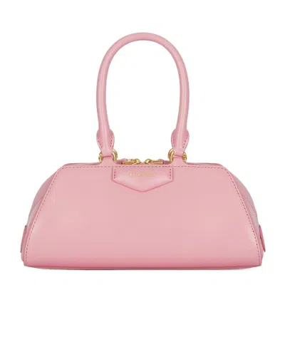 Givenchy Mini Structured Top Handle Handbag With Gold-tone Hardware