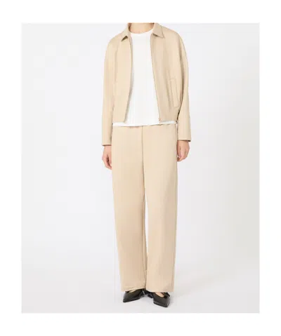 Max Mara Maser Short White Cotton T-shirt In White