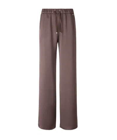 Herno Drawstring Casual Pants In Brown