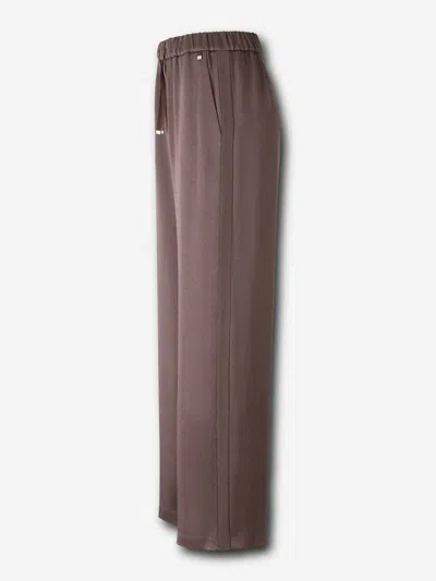 Herno Drawstring Casual Pants In Brown