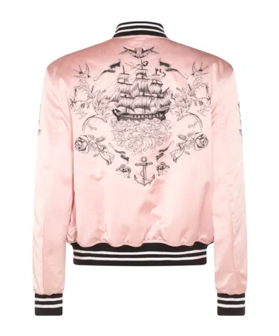 Alexander Mcqueen Casual Jacket With Embroidered Graphic Print