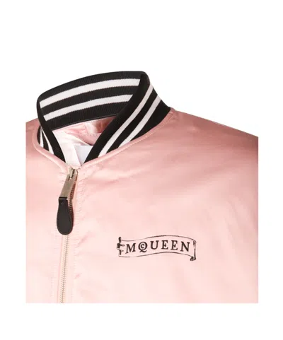 Alexander Mcqueen Casual Jacket With Embroidered Graphic Print