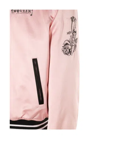 Alexander Mcqueen Casual Jacket With Embroidered Graphic Print