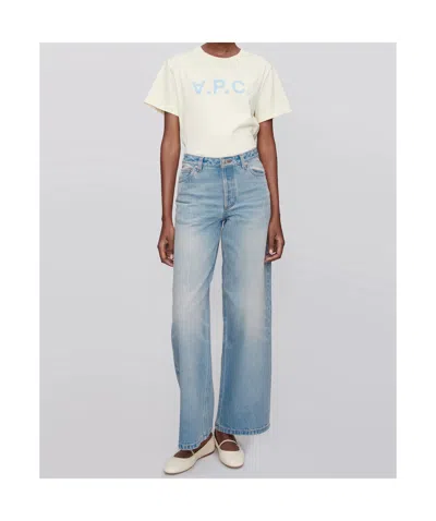 A.p.c. Elisabeth Jeans In Blue