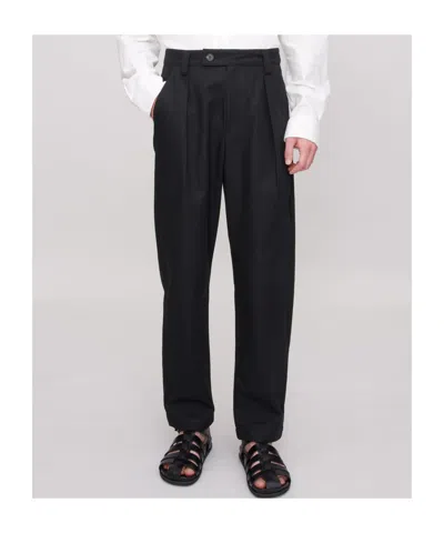 Apc A.p.c. Tailored Pants With Renato Pattern In Black