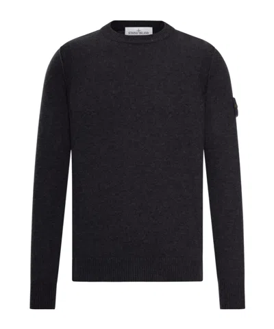 Stone Island 5100045 Light Rws Geelong Wool In Black
