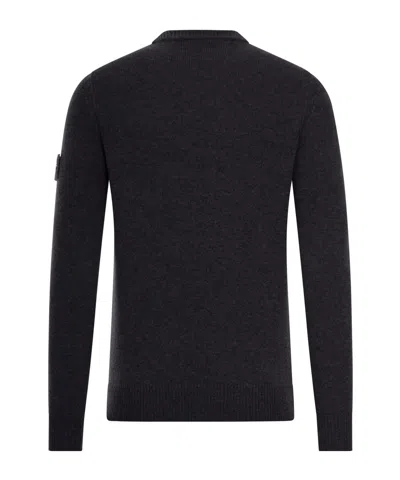 Stone Island 5100045 Light Rws Geelong Wool In Black