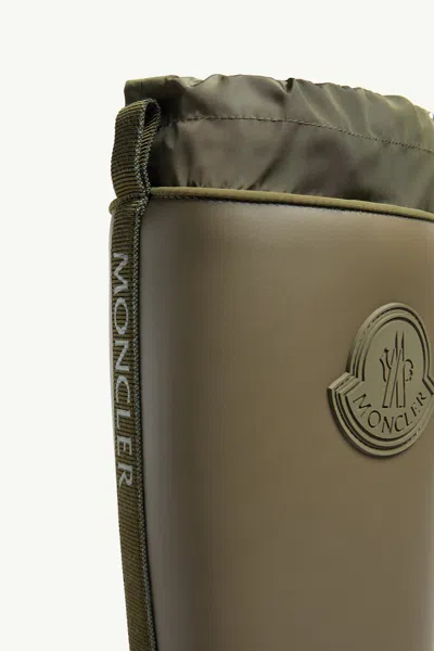 Moncler Women Kickstream High Rubber Rainboots In Multi