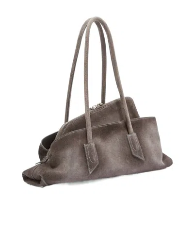 Attico La Passeggiata Small Grey Top Handle