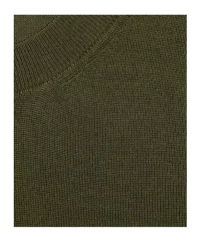 Gucci Logo-intarsia Cashmere Top In Green
