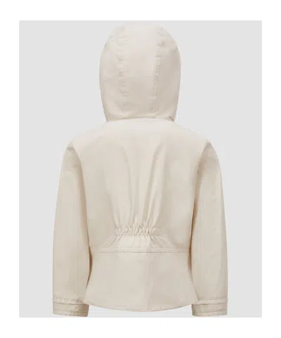 Moncler Veste À Capuche Elaine In Neutral