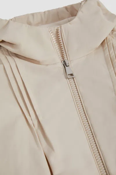 Moncler Veste À Capuche Elaine In Neutral