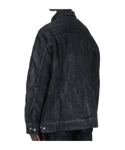 Rick Owens Drkshdw Jumbo Jacket In Blue