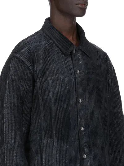 Rick Owens Drkshdw Jumbo Jacket In Blue