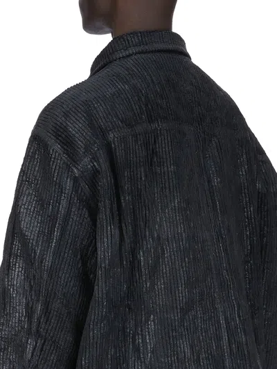 Rick Owens Drkshdw Jumbo Jacket In Blue