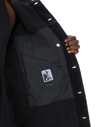 Rick Owens Drkshdw Jumbo Jacket In Blue