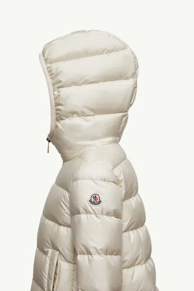 Moncler Long Sleeve Down Jacket In Neutral