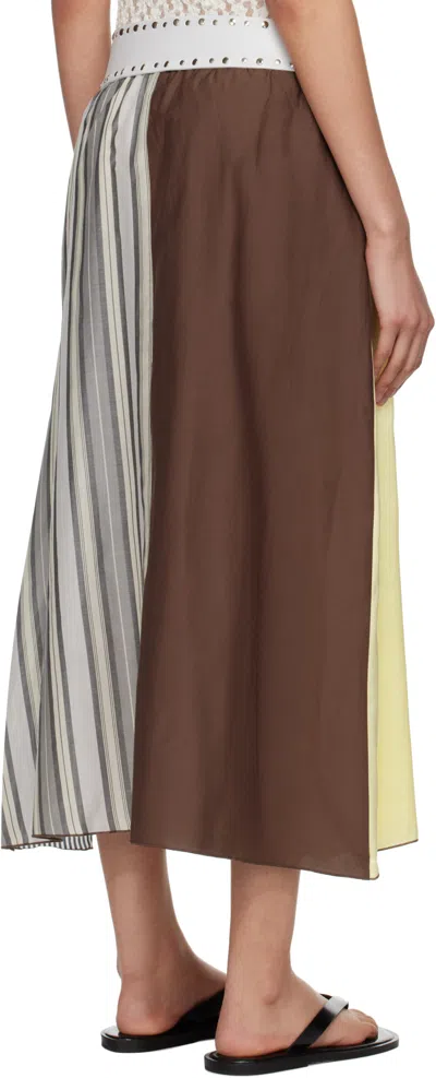 Baserange Ssense Exclusive Multicolor Vesa Midi Skirt