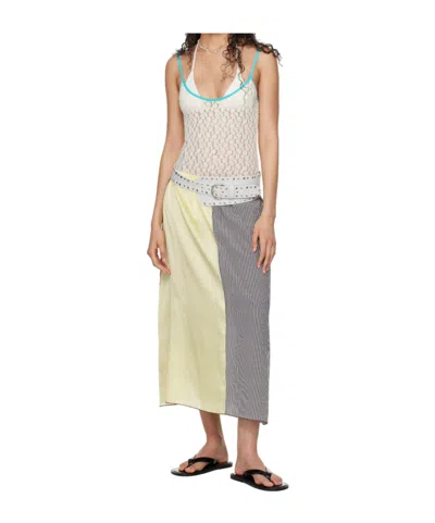 Baserange Ssense Exclusive Multicolor Vesa Midi Skirt