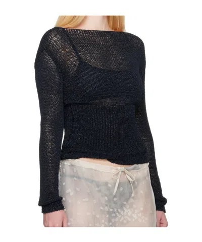 Paloma Wool Mosto Top Woman Navy In Black