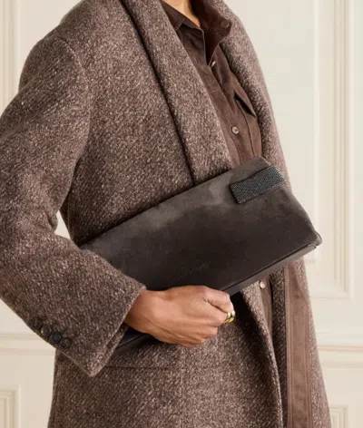 Brunello Cucinelli Geometric Clutch