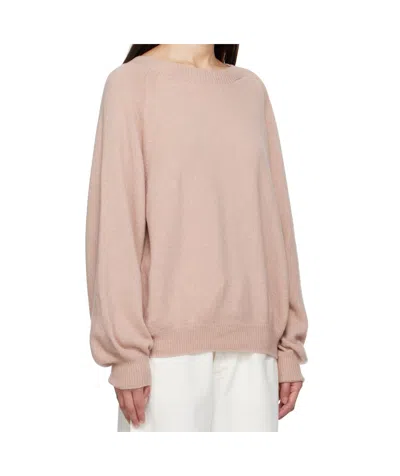 Baserange Long Sleeve Sweater In Pink
