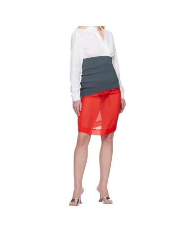 Paloma Wool Red Milevo Miniskirt