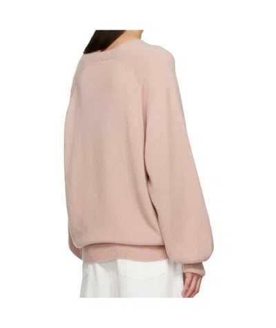 Baserange Long Sleeve Sweater In Pink