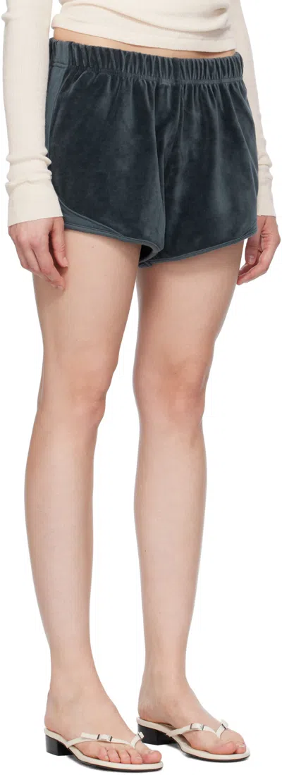 Baserange Elastic Waist Shorts In Black