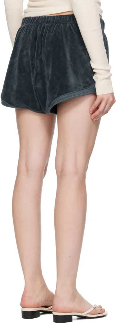 Baserange Elastic Waist Shorts In Black