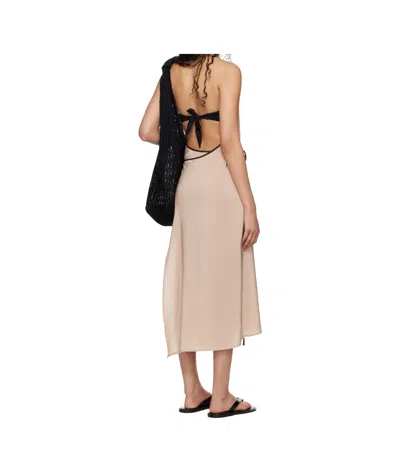 Baserange Round Neck Sleeveless Dress In Neutral