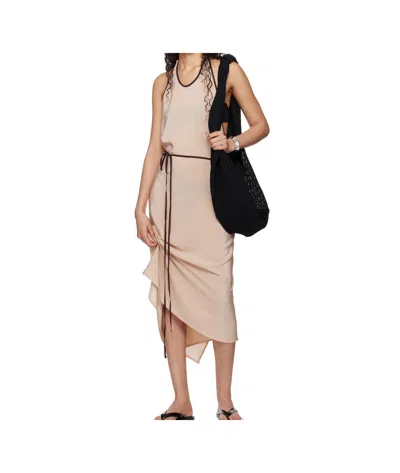 Baserange Round Neck Sleeveless Dress In Neutral