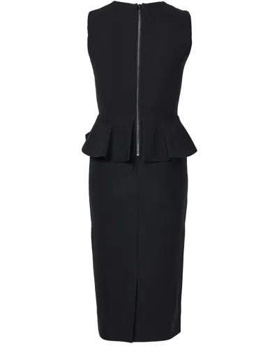 Max Mara Cosmos Midi Dress In Black