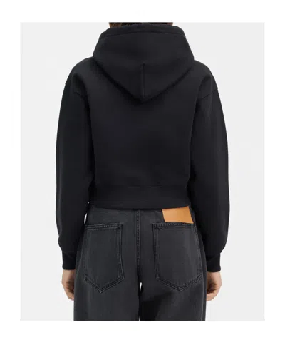 Jacquemus The Gros Grain Drawstring-hood Sweatshirt In Black