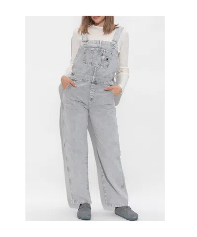 Carhartt Denim Overalls In Gray