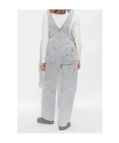 Carhartt Denim Overalls In Gray