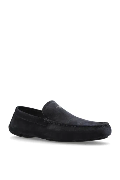 Jimmy Choo Leather Loafers In Blue