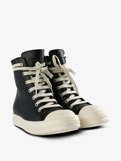Rick Owens Round Toe High Top Casual Shoes