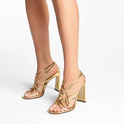 Jimmy Choo Felice 95 In Gold
