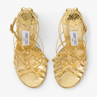 Jimmy Choo Felice 95 In Gold