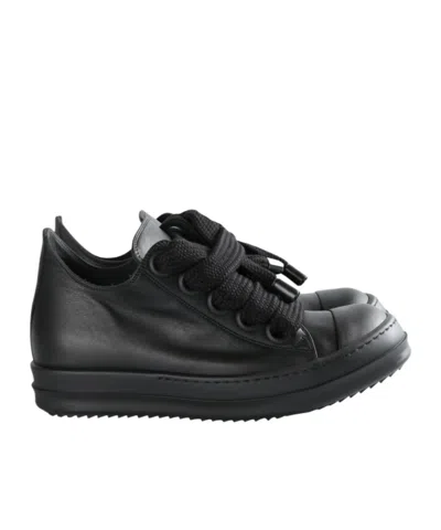 Rick Owens Round Toe Low Top Sneakers