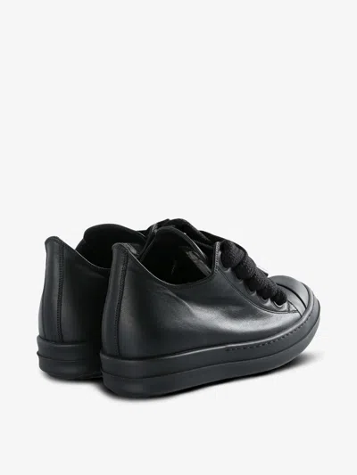 Rick Owens Round Toe Low Top Sneakers
