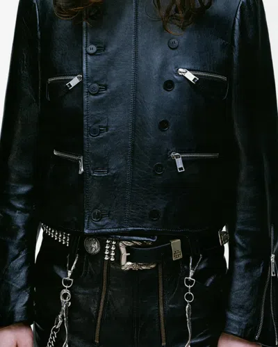 Enfants Riches Deprimes Wwi Pilot Jacket In Black