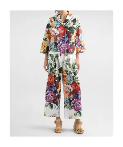 Dolce & Gabbana Foral-print Shirt In Multi