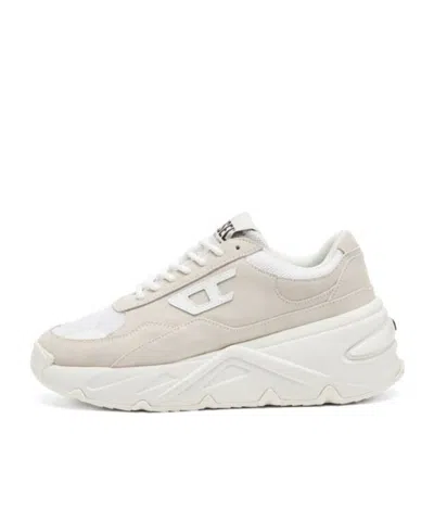 Diesel S-savannah-platform Sneakers In Suede And Mesh