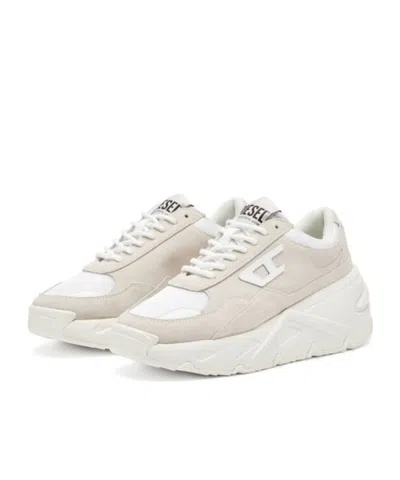 Diesel S-savannah-platform Sneakers In Suede And Mesh
