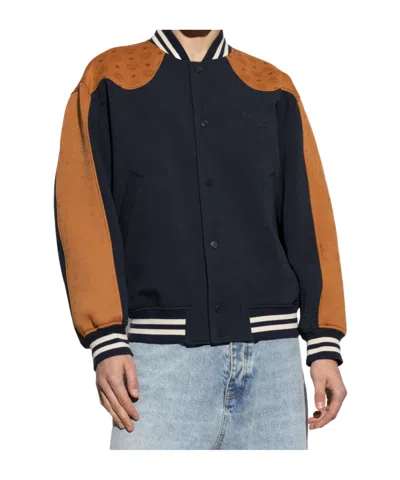 Mcm Bomber Jacket In Blue