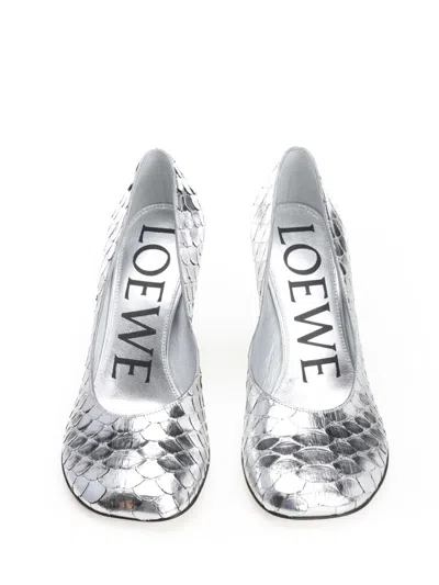 Loewe Toy Pump In Laminated Python