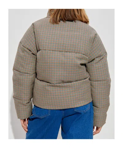 Marni Quilted Jacket With Houndstooth Pattern In Multi